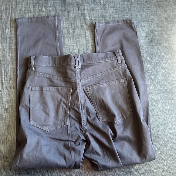 NWT Express Super High Waisted Slim Sateen Pant Grey Size 8 - Picture 7 of 7